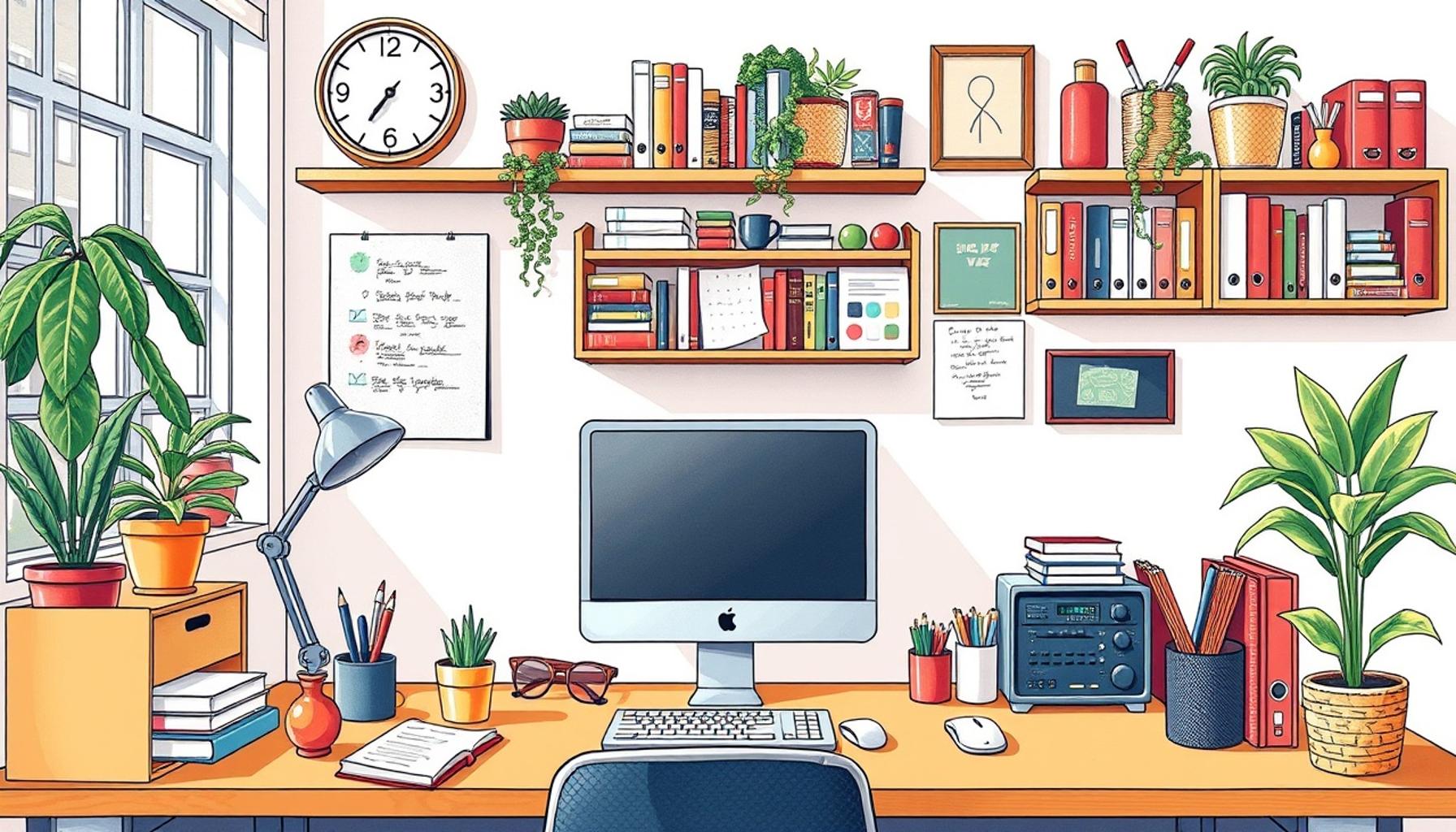 Boost Productivity Home Office Organization Tips for Remote Workers